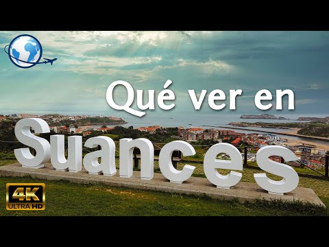 QUÉ VER en SUANCES, Cantabria 4K - Playas, miradores y pueblo