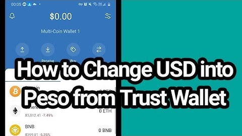 How to Change USD to Peso Currency from Trust Wallet easy step|Paano Palitan ng USD sa Peso