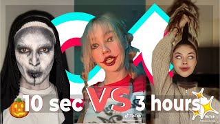 10 Seconds VS 3 Hours | Hallowen Makeup 🎃| TikTok Compilation 2020 | PerfectTiktok HD