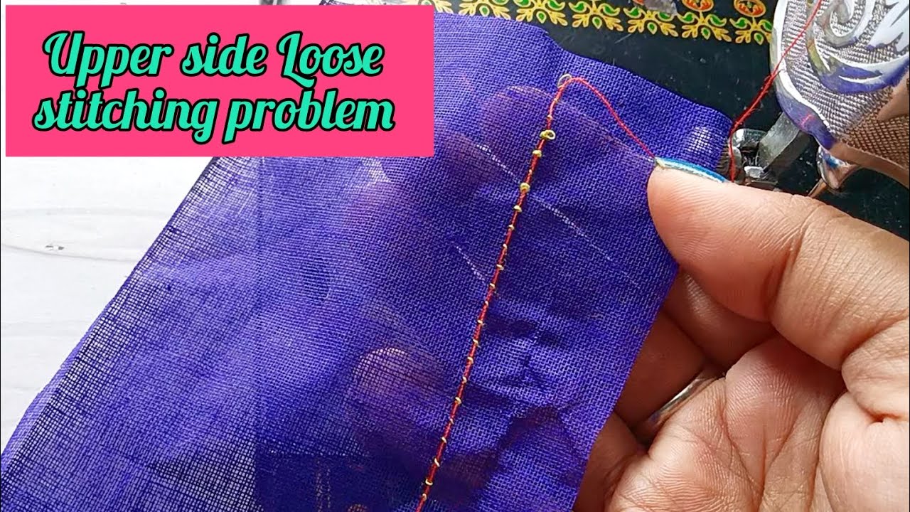 How to fix bed stitching //Upper side Loose stitching problem # ...