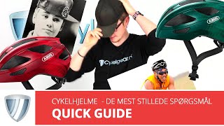 Sådan Finder Du Den Rette Cykelhjelm - De Mest Stillede Spørgsmål Om Cykelhjelme