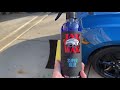 Jax wax super blue tire shine first usage