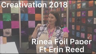 Creativation 2018 - Rinea Foil Paper Booth Tour with Erin Reed