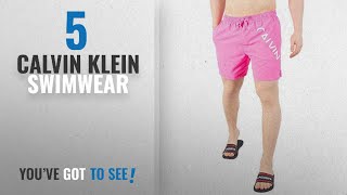 Top 10 Calvin Klein Swimwear 2018 Calvin Klein Men s Medium Drawstring Swim Shorts Pink