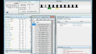 Fantasy Draft Assistant - Draft Tracker Demo