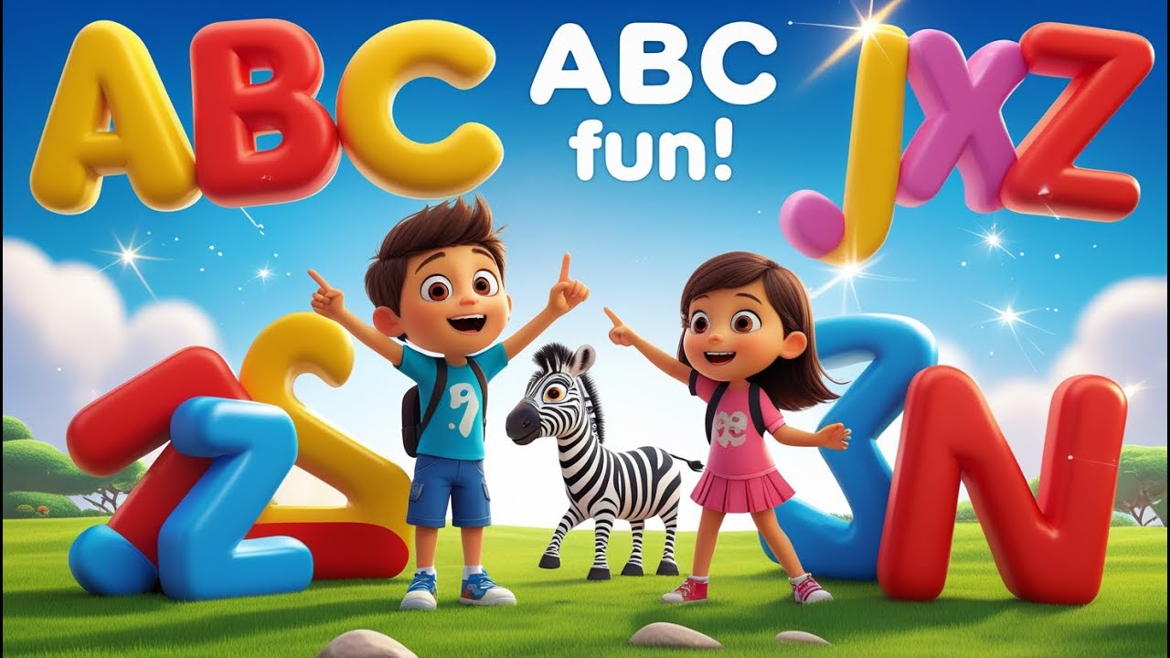 ABC Alphabet Song A to Z | Learning with Fun Characters & Baby Nursery ...