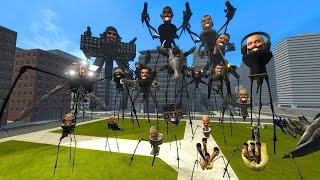 ALL SKIBIDI TOILETS 73 VS TITANS + MULTIVERSE AND FANMADE CHARACTERS in Garry's Mod! (part 12)