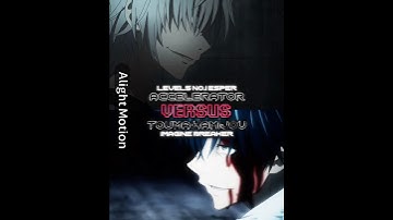 Accelerator vs Touma Kamijou #accelerator #kamijoutouma #toaru #anime #manga #novel #edit #debate