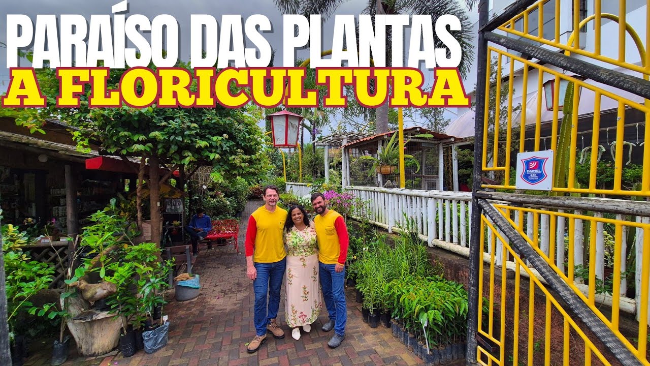 TOUR PELA FLORICULTURA PARAÍSO DAS PLANTAS EM NOVA VENECIA: TODAS ESPÉCIES DE PLANTAS