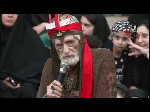 تعزیه شهادت حضرت عباس قسمت ورودی شمر تکیه تاریخی مرکز شهر نطنز