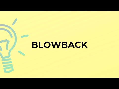 Video: Qual è la definizione di blowback?