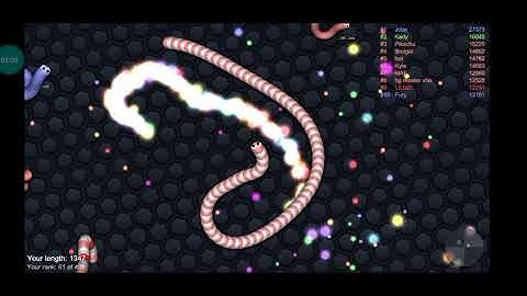 to day I play slither.io for my first time