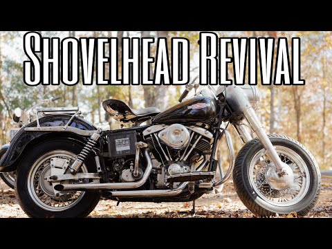 Shovelhead Back From The Dead! 1975 FLH Harley Revived