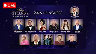 LIVE 2026 D23 Disney Legends Ceremony At The Honda Center