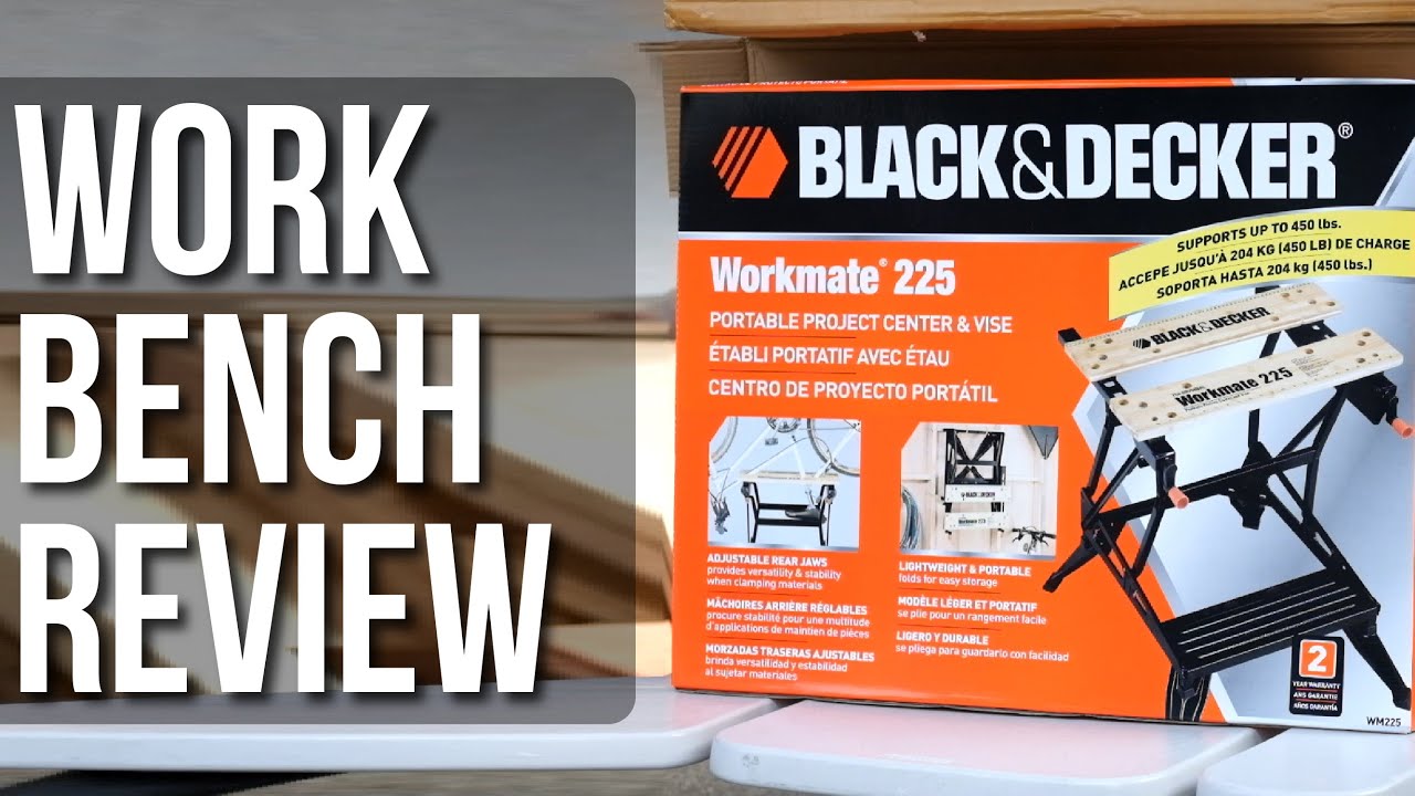 Black & Decker Workmate 225 Foldable Work Bench Review - YouTube Black & Decker Workmate 225 Foldable Work Bench Review - YouTube
