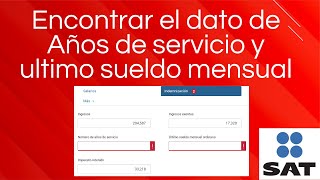 'Años de Servicio' y 'Último Sueldo mensual' en la Declaración Anual, donde encontrar estos datos✅