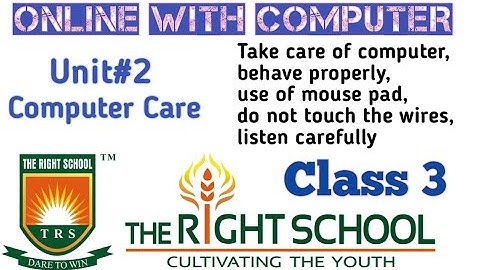 Class 3 Computer Unit#2 May 1, 2020