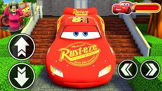 Playing as Lightning McQueen and Trolling Miss T in Scary Teacher 3D screenshot 5