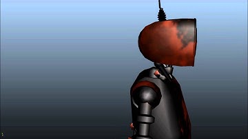 Robot Jump and Idle Animation