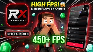 RxLauncher Official 🚀 Best Minecraft Java Launcher for Android | High FPS, Fabric, Forge & More