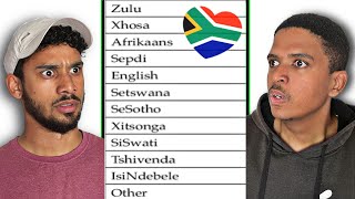 GUESS THE LANGUAGE: South Africa Edition