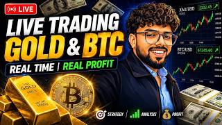 BTTraders LIVE | Gold (XAU/USD) & BTC with BSP Concept 02 Aug