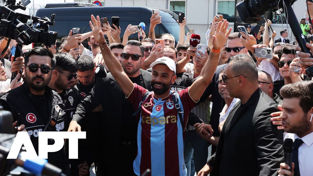 WATCH: Mohamed Salah Lands in Istanbul as Thousands Welcome Him Before Trabzonspor Move | APT