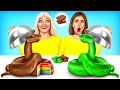 Chocolate VS Real Food Challenge | | Cooking Challenge with Chocolate by RATATA POWER Mp3 Song