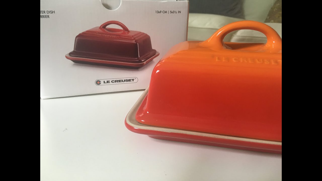 Unboxing and Review of the Le Creuset European Butter Dish Springtime