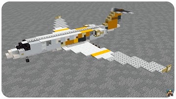 How to Build a Private Jet in Minecraft (Bombardier Global 5000) Minecraft Private Jet Tutorial