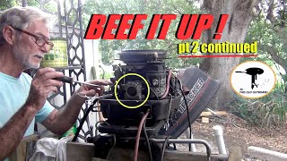 25 Hp Johnson Conversion 30-35 Hp. BEEF IT UP! pt.II continued THIS OLD OUTBOARD