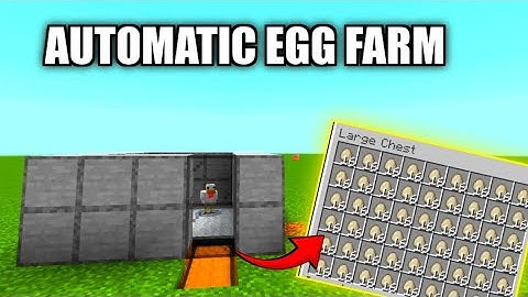 SIMPLE 1.21 AUTOMATIC EGG FARM TUTORIAL in Minecraft Bedrock (MCPE/Xbox/PS4/Switch/Windows10)