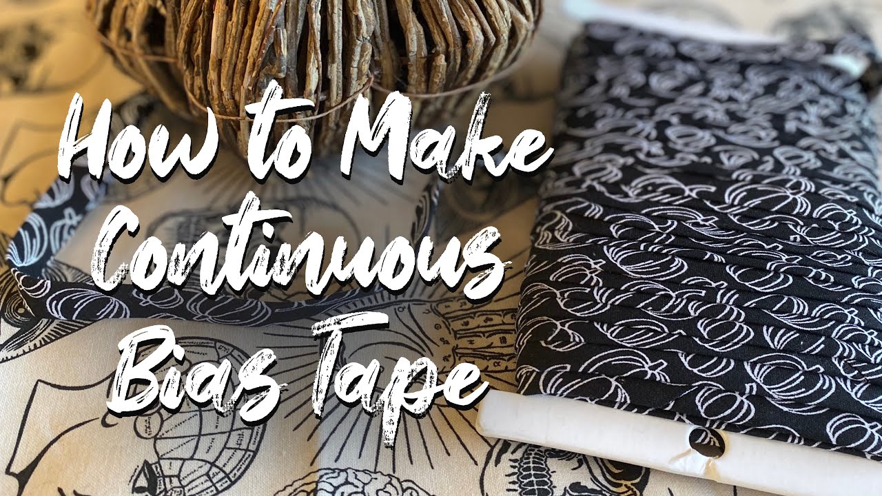 Continuous Bias Tape Tutorial - YouTube