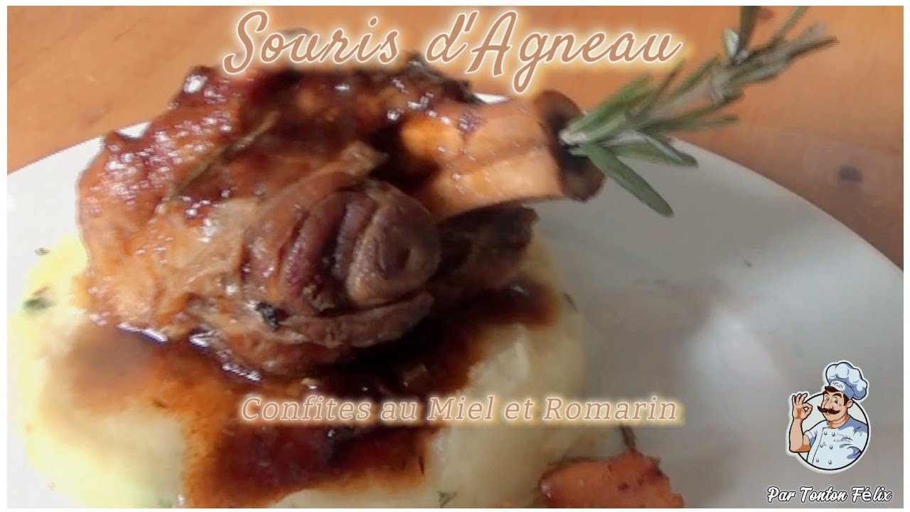 Délicieuses Souris d'Agneau Confites au Miel et Romarin