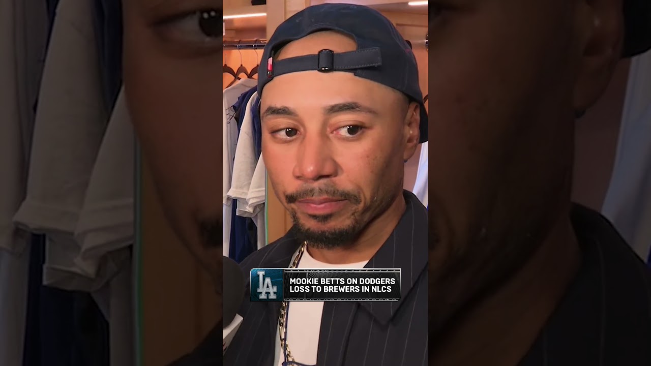 Mookie Betts Reacts to Dodgers' SHOCKING Postseason Exit #mlb #baseball #MLB