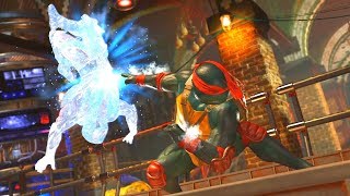 Injustice 2 - TMNT (Ninja Turtles) Raphael Performs All Super Moves/Super Move Swap Mod