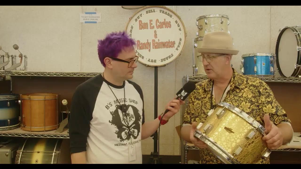 Randy rainwater chicago vintage and custom drum show 2023 youtube
