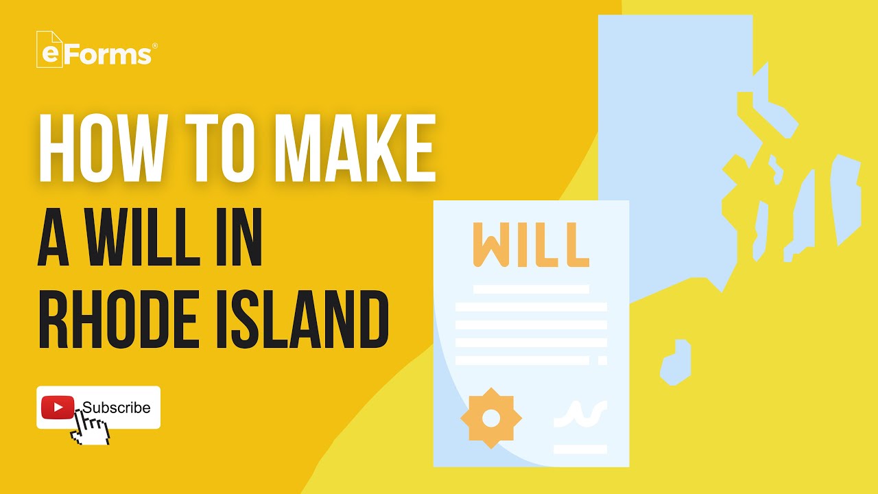 Free Rhode Island Last Will and Testament Template - PDF | Word – eForms