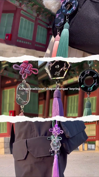 Korean traditional 'Yong Norigae' keyring / hee muse