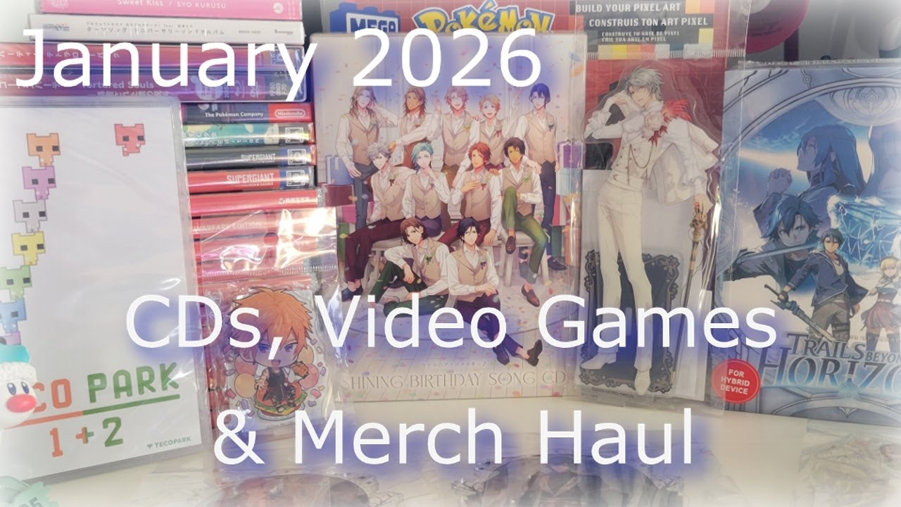 CDs, Video Games & Merch Haul (January 2025)