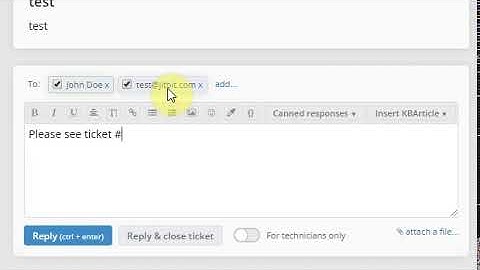Ticket mention in Jitbit Helpdesk
