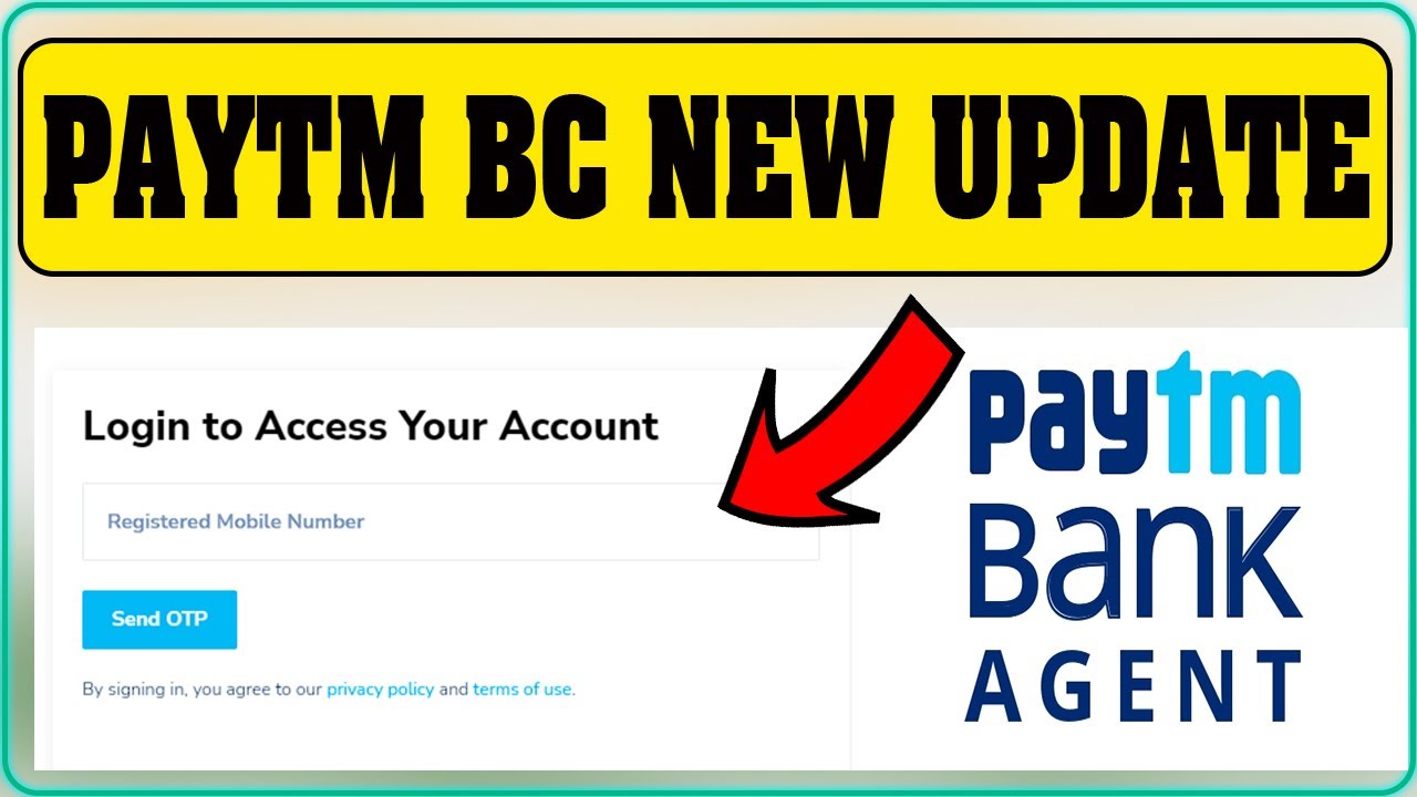 Paytm BC Portal OTP Login Safe or Not Paytm BC Agents How Can Login