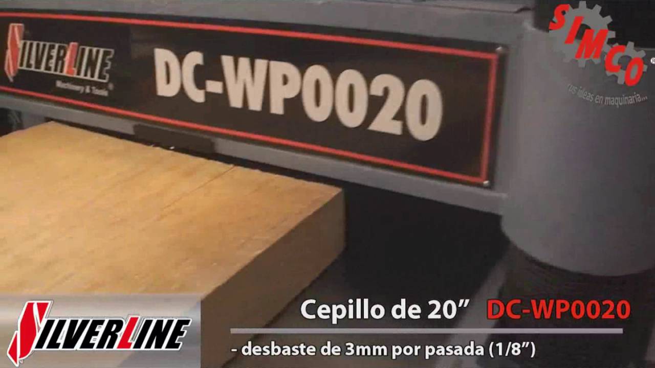 Cepillo 20" Silverline