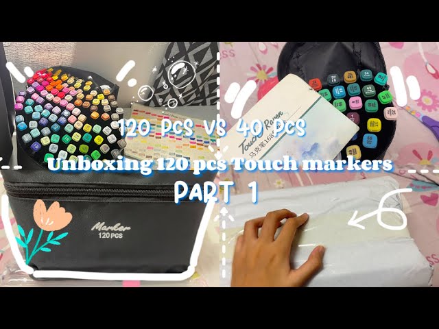 TOUCH COOL MARKER'S SET OF 80 PCS UNBOXING/ REVIEW/ ZARA'S PAPER PLAY 