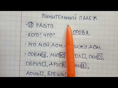 Винительный падеж существительных - что это, на какие вопросы он отвечает, что обозначает