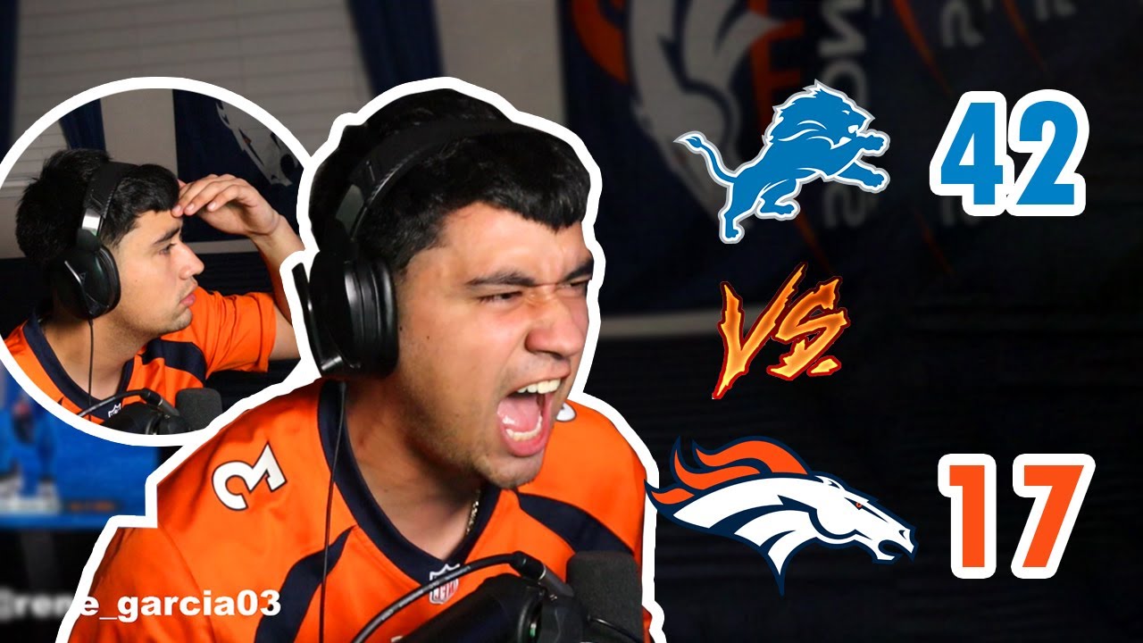 Broncos vs Lions *WEEK 15 REACTION* (The delusion kicked in....) - YouTube