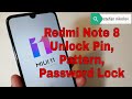 Hard reset Xiaomi Redmi Note 8 /M1908C3JH/. Remove pin, pattern, password lock.