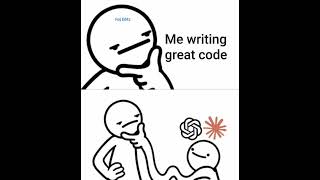 Me writing great code #coders #memes #funny #viralshorts #engineers #chatgpt #coderslife