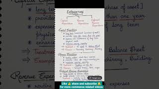 Types of Expenditure Explained in 60 Seconds | Revenue, Capital & Deferred Revenue Expenditure