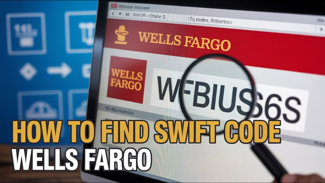 How to Find SWIFT Code Wells Fargo - SWIFT - YouTube